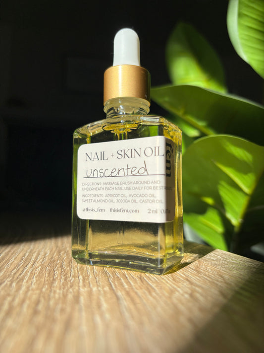Unscented Nail + Skin Oil
